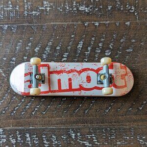 Vintage Tech Deck Fingerboard - "Almost" White and Red Logo